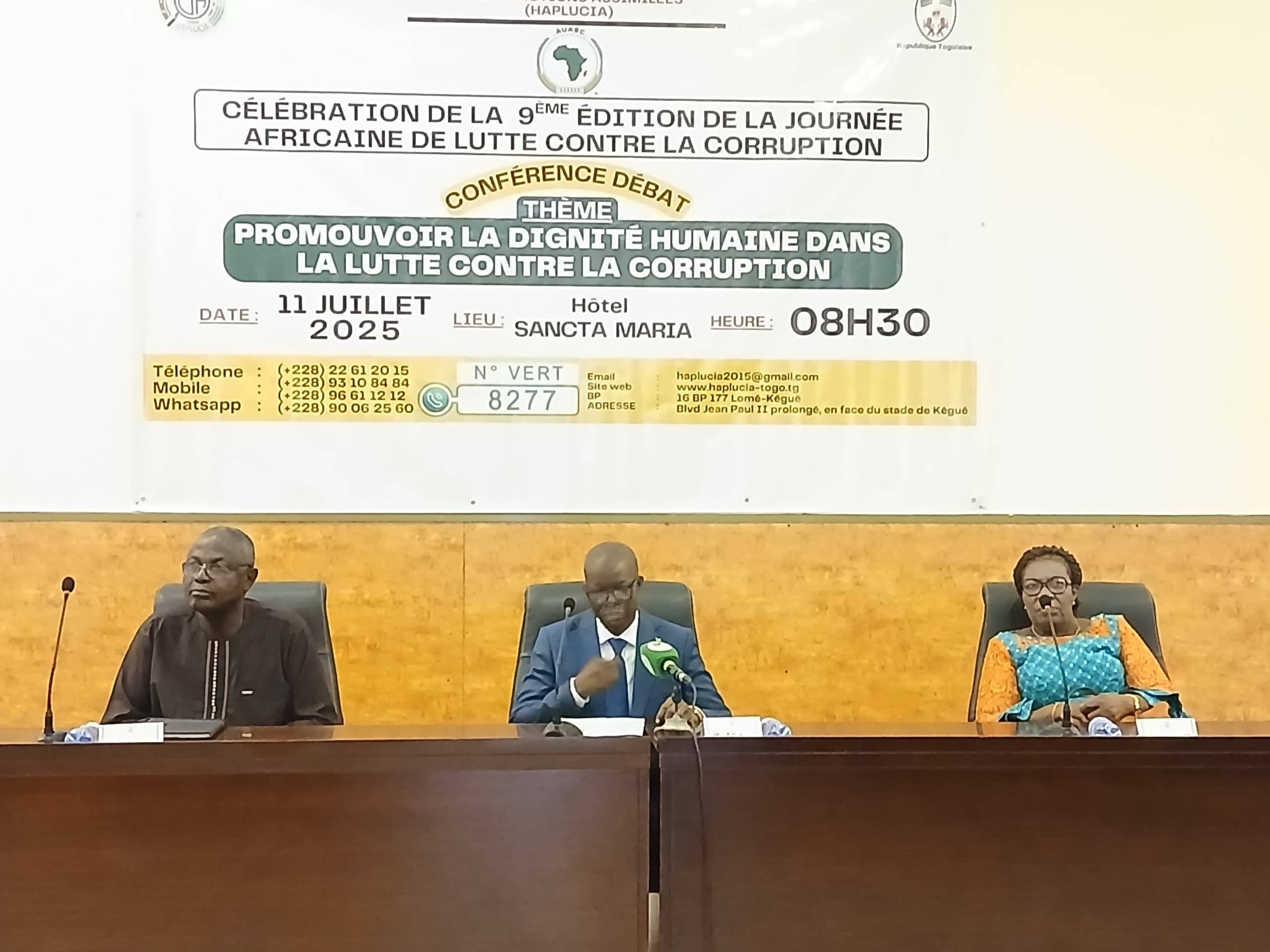 La HAPLUCIA commémore la 9e Journée Africaine de Lutte contre la Corruption
